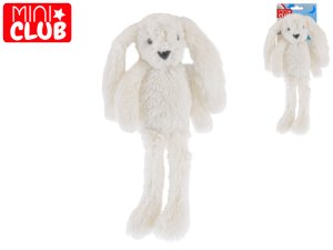 Mini Club zajačik plyšový biely 37 cm dlhé nohy - VÝPREDAJ