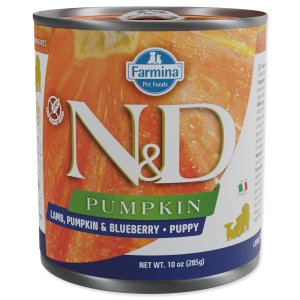 Konzerva N&D Puppy Lamb, Pumpkin & Blueberry 285g - VÝPREDAJ