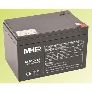 Pb akumulátor MHPower VRLA AGM 12V/12Ah (MS12-12) - VÝPREDAJ