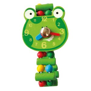 Bino Drevené hodinky Žaba - VÝPREDAJ
