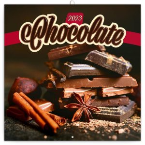 Kalendár 2023 poznámkový: Čokoláda, voňavý, 30 × 30 cm - VÝPREDAJ