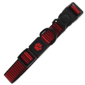 Obojok Active Dog Strong L červený 2,5x45-68cm - VÝPREDAJ