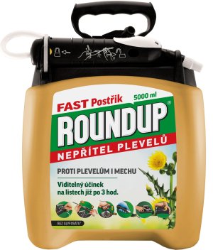 Roundup Fast / bez glyfozátu - 5 l rozprašovač / P & GO 2 / EVERGREEN - VÝPREDAJ