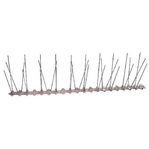 Hroty ochranné proti holubom 50x10cm, 30 hrotov plastové / nerez - VÝPREDAJ