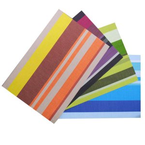 Plastové tkané prestieranie TORO 45x30cm pruhy MIX farieb - mix variantov či farieb - VÝPREDAJ