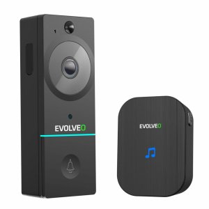 EVOLVEO Ringo RELAY - WiFi videozvonček s otváraním brány + zvonček do zásuvky - VÝPREDAJ