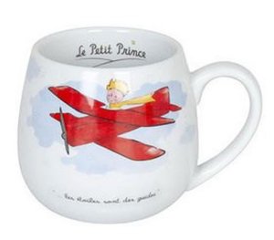 Hrnček buclák - Malý princ v lietadle / The little prince Plain - VÝPREDAJ
