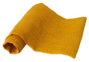 BABYMATEX Plienka bavlnená Muslin 3 ks horčičná 70x80 cm - VÝPREDAJ