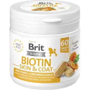 Brit Vitamins Biotín Skin&Coat Care 120g (60 tbl.) - VÝPREDAJ