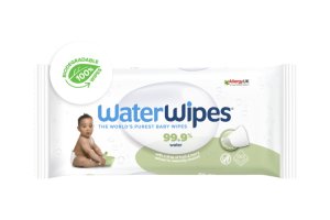 WATERWIPES Vlhčené obrúsky bez obsahu plastov Soapberry 60 ks - VÝPREDAJ