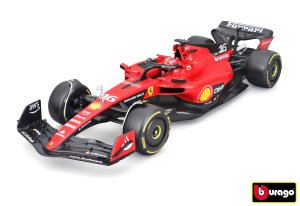 Bburago 1:18 Formula F1 Ferrari Scuderia SF-23(2023) nr.16 Charles Leclerc s vodičom - VÝPREDAJ