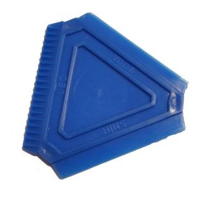 Škrabka na ľad trojuholník 8x8x8cm plastová - mix variantov či farieb - VÝPREDAJ