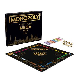Spoločenská hra Monopoly Mega Gold Česká Republika - VÝPREDAJ