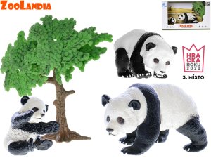 Zoolandia panda s mláďatami a doplnkami - VÝPREDAJ