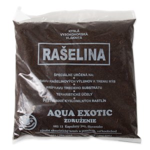 Náplň rašelina vláknitá AQUA EXOTIC - 150 g - VÝPREDAJ