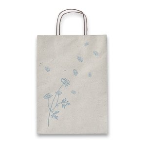 Darčeková taška SADOCH Allegra Carta Erba, modrá - 180 x 80 x 210 mm - VÝPREDAJ