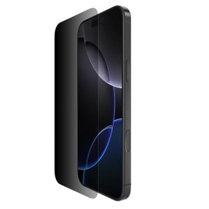 Belkin SCREENFORCE™ Invisiglass Privacy Anti-Microbial ochranné privátne sklo pre iPhone 16 Pro Max - VÝPREDAJ