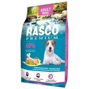Granule RASCO Premium Adult kura s ryžou - 7 kg - VÝPREDAJ