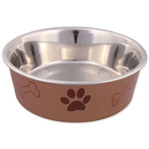 Miska Trixie nerezová plastový povrch 14cm 400ml - mix variantov či farieb - VÝPREDAJ