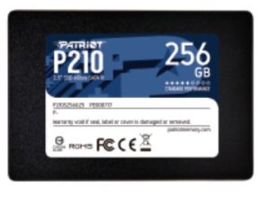 PATRIOT P210/256GB/SSD/2.5"/SATA/3R - VÝPREDAJ