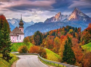 CASTORLAND Puzzle Jeseň v Bavorských Alpách 2000 dielikov - VÝPREDAJ