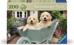 RAVENSBURGER Puzzle Zlatí retrieveri 200 dielikov - VÝPREDAJ