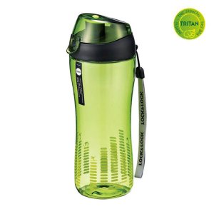 Športová fľaša na pitie lock 550 ml - zelená - VÝPREDAJ