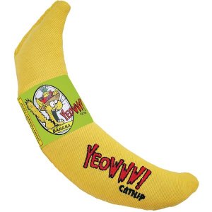 Hračka cat Yeowww banan s catnipom RW 17,5cm - VÝPREDAJ