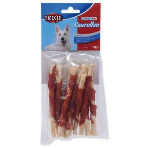 Tyčinky TRIXIE Dog Denta Fun s kačacím mäsom 12 cm - 80 g - VÝPREDAJ