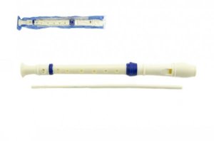 Flauta plast 33cm s čistidlom v plastovom obale - VÝPREDAJ