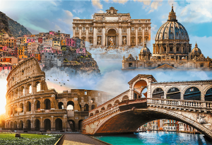 TREFL Puzzle Obľúbené miesta: Taliansko 1500 dielikov - VÝPREDAJ