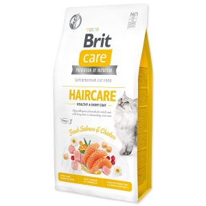 Krmivo Brit Care Cat Grain-Free Haircare Healthy & Shiny Coat 7kg - VÝPREDAJ