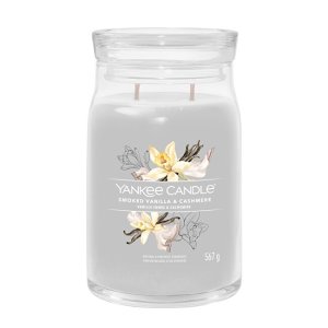 Aromatická sviečka Signature sklo veľké Smoked Vanilla & Cashmere 567 g - VÝPREDAJ