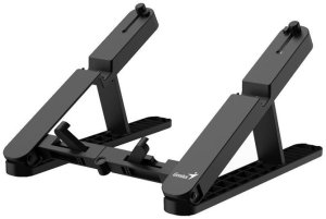 Genius G-Stand M200, Podstavec, pre notebook/tablet/telefón 10–17&quot;, nastaviteľný, skladacia, nosnosť 10kg, čierny - VÝPREDAJ