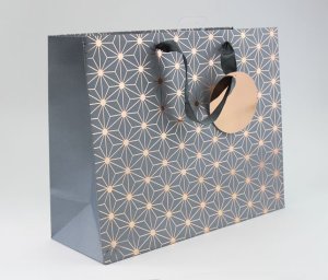Taška medium Bronzový vzor - Darčekové tašky - VÝPREDAJ