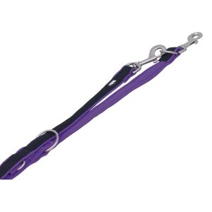 Vodítko nylon Mesh Preno prep. 200cm x 25-35mm fialové Nobby - VÝPREDAJ