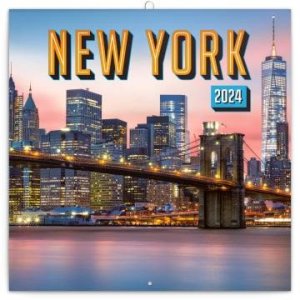 Kalendár 2024 pozn: New York (západná verzia) - VÝPREDAJ