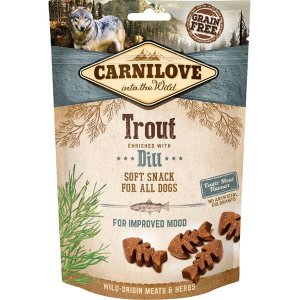 Carnilove Dog Semi Moist Snack Trout preniká s Dill 200 g - VÝPREDAJ