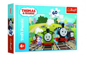 Puzzle Mašinka Tomáš/Tomáš na výlete 27x20cm 60 dielikov - VÝPREDAJ