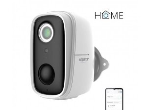 iGET HOME Camera CS9 Battery - Bezdrôtová samostatná batériová vonkajšia / vnútorná IP FullHD kamera, Wi-Fi, IP65, PIR - VÝPREDAJ