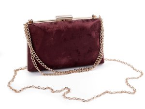 Kabelka - listová kabelka semišová - bordó - VÝPREDAJ
