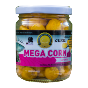 LK Baits obrie kukurice Mega Corn Ice Vanilla 220ml - VÝPREDAJ