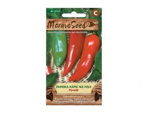 Osivo Paprika zeleninová skorá PARADE, na pole, typ Kapie - VÝPREDAJ