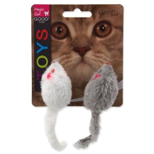 Hračka Magic Cat myšky hrkajúce s catnip 11cm 2ks - VÝPREDAJ