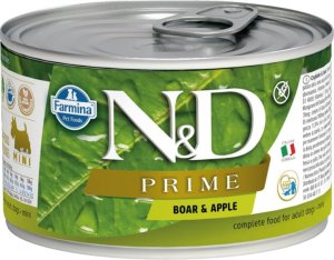 N & D DOG PRIME Adult Boar & Apple Mini 140g - VÝPREDAJ