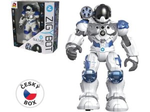 Robot Zigybot policajný Guliver, 22 funkcií, modrá - VÝPREDAJ