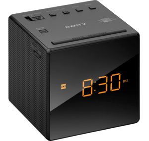 Sony ICF-C1B - rádiobudík analógový FM/AM tuner, LCD displej, duálny alarm, repro 6.6cm, čierne - VÝPREDAJ