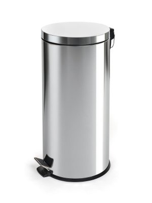 Kôš odpadkový nášľapný TWIZ 30l okrúhly nerez, s plastovou vložkou - VÝPREDAJ