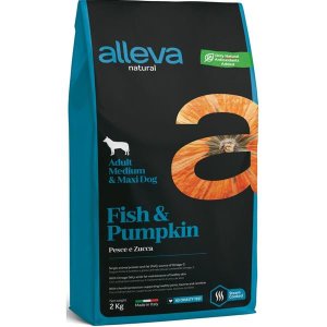 Alleva NATURAL Dog Dry Adult Fish & Pumpkin Medium / Maxi 2kg - VÝPREDAJ