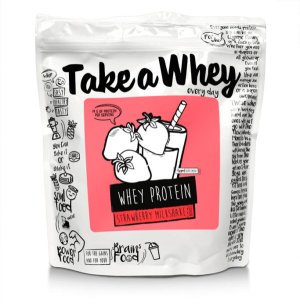 Take-a-Whey Whey Proteín 907 g strawberry milkshake - VÝPREDAJ